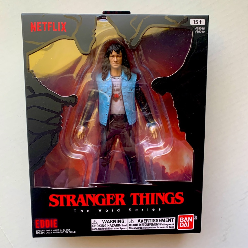 Eddie Munson Action Figure - Stranger Things - Netflix the void series - bandai